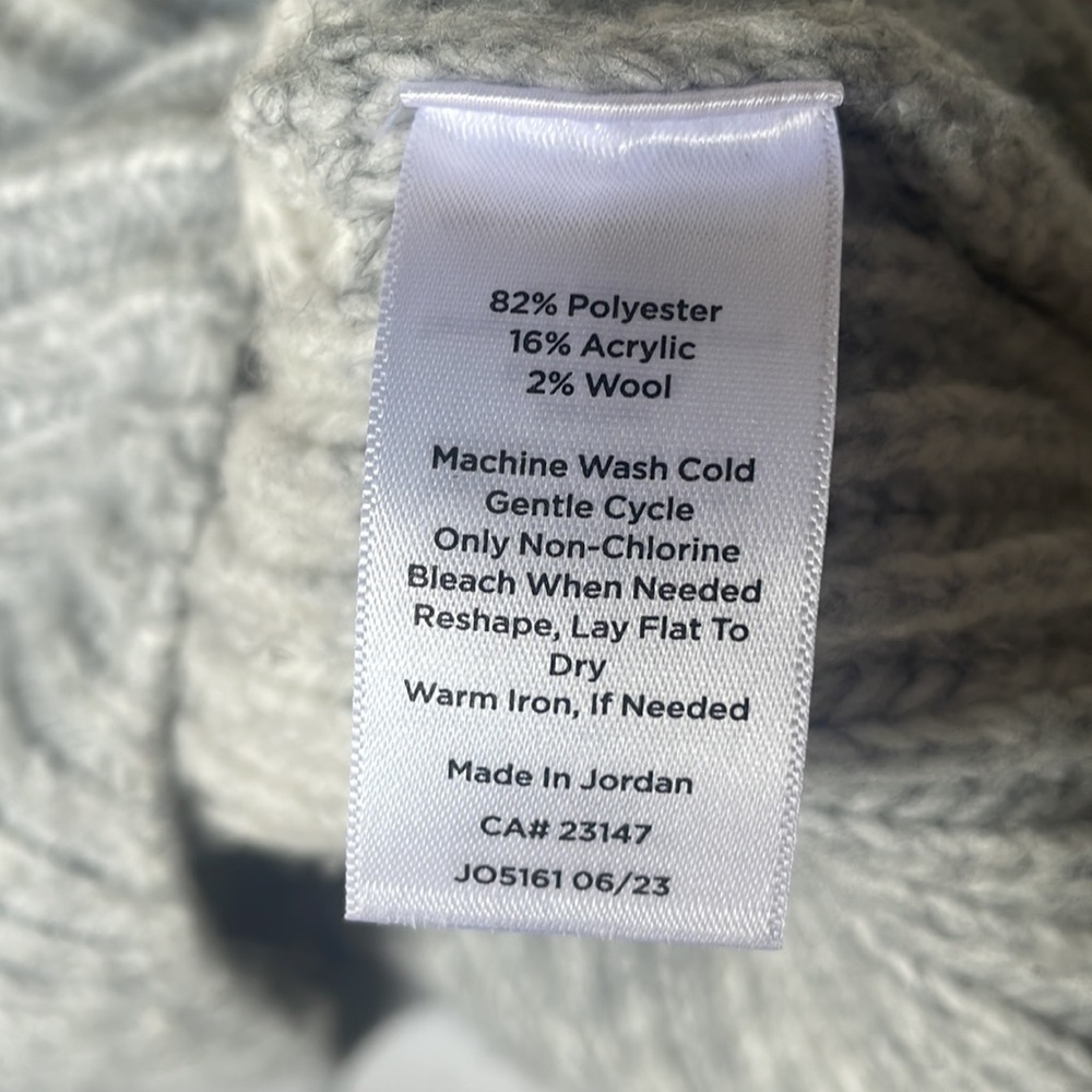 Talbots Zip Collar Color Block Sweater In Ivory/V… - image 6